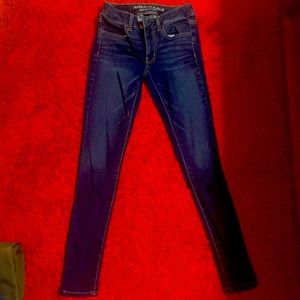 American eagle super super stretch jeggings